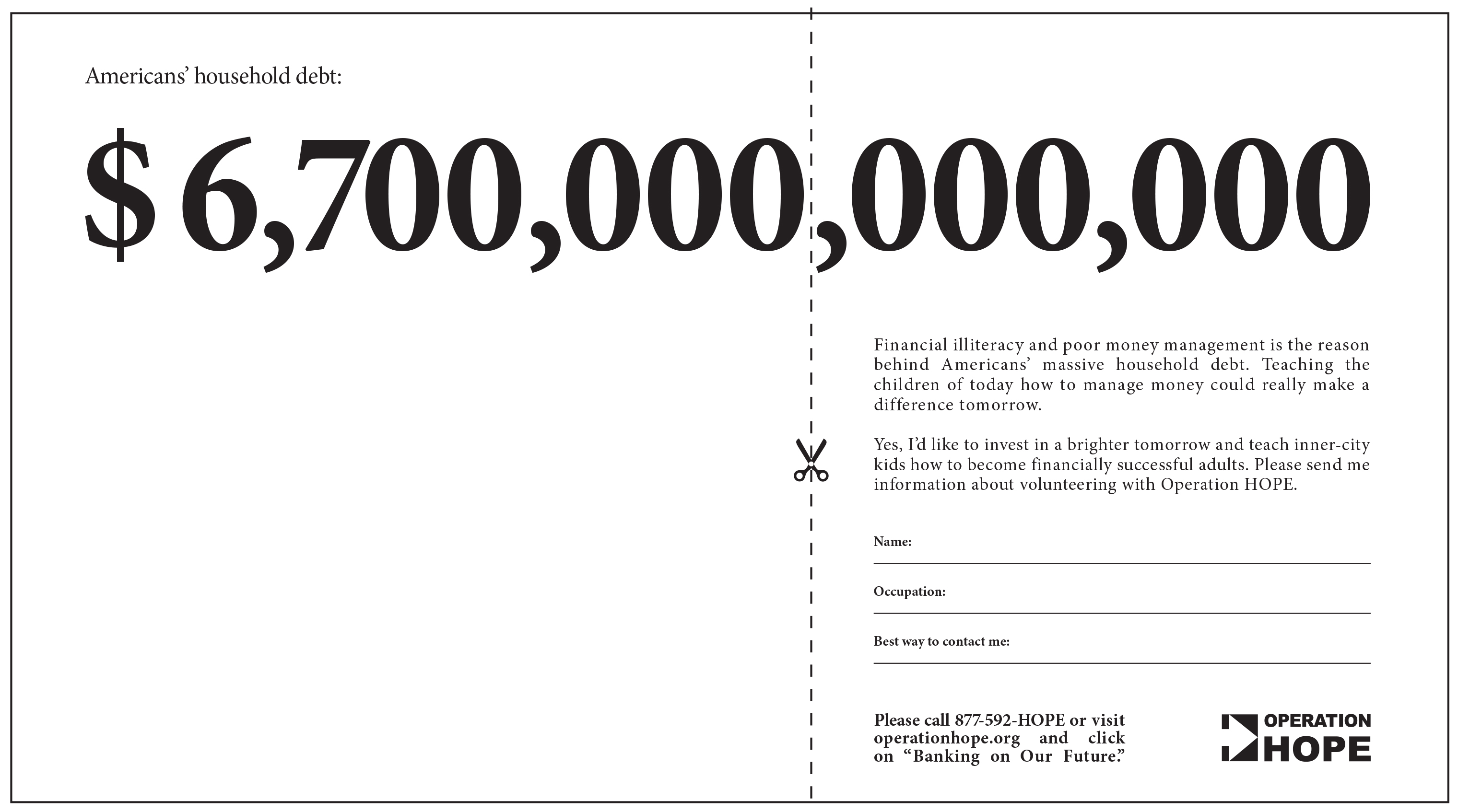 OperationvHope :: Household Debt